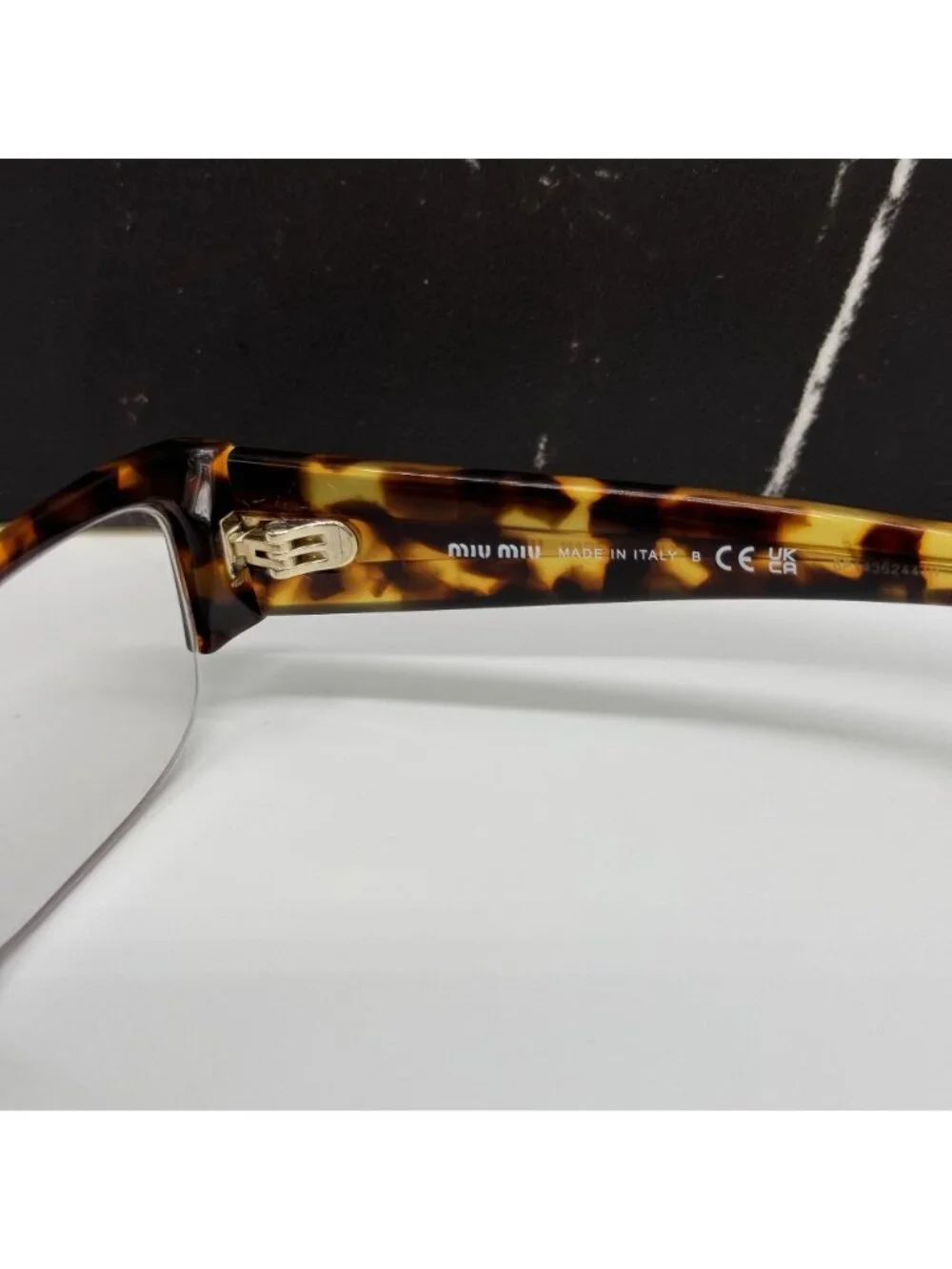 NEW MIU MIU MUB07S 14L08N EYEGLASSES HAVANA WOMEN MU B07S, SMU B07